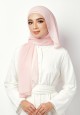 SHAWL FLOSSY PLAIN IN PINK